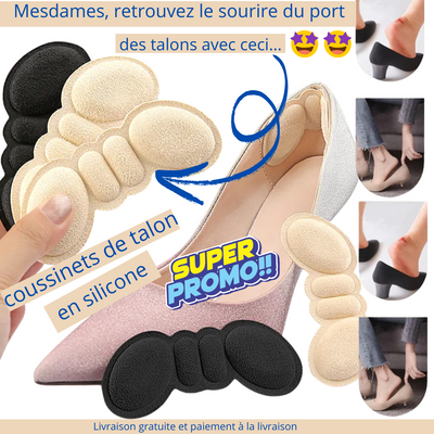 PACK DE 03 PAIRES DE COUSSINET DE TALON ANTI DOULEURS